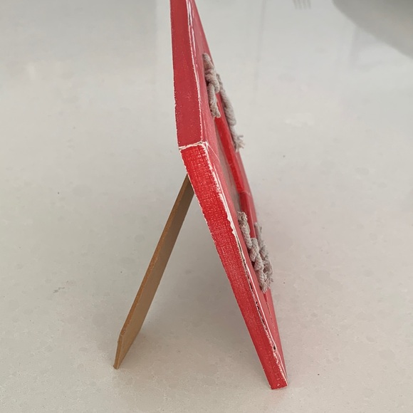 Red Nautical Rope Picture Frame - Picture 2 of 3